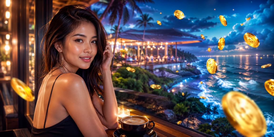 Suasana santai pengguna Indonesia menikmati promo casino pinalti45 sambil minum kopi